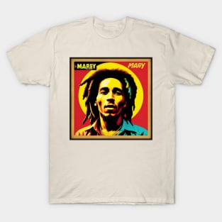 Reggae Music Legend Vinyl Record Artwork II T-Shirt